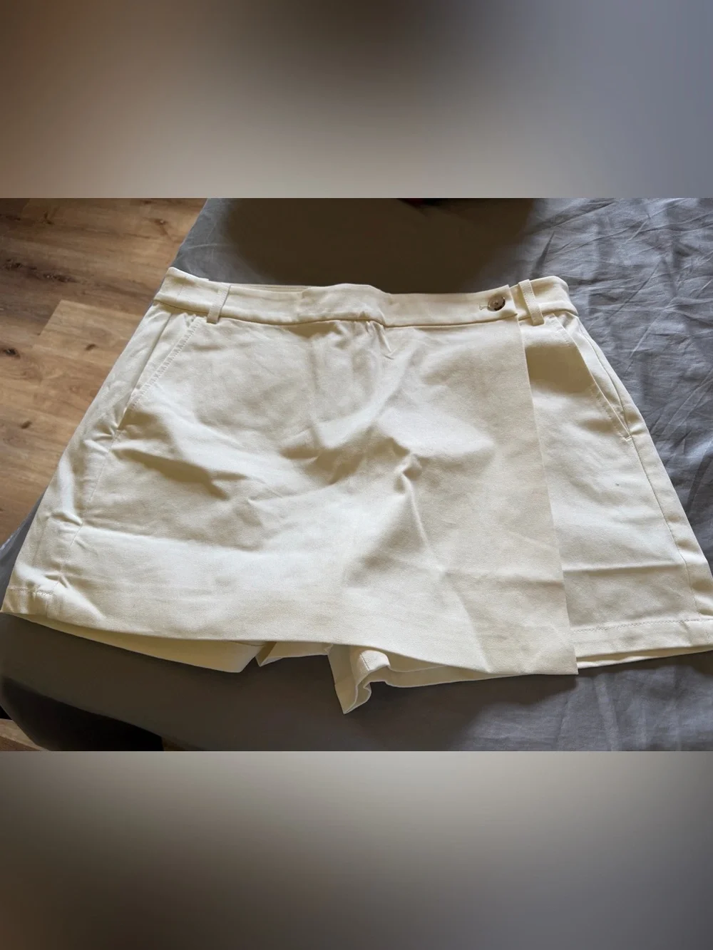 J Crew Wrap front skort in bi stretch cotton blend